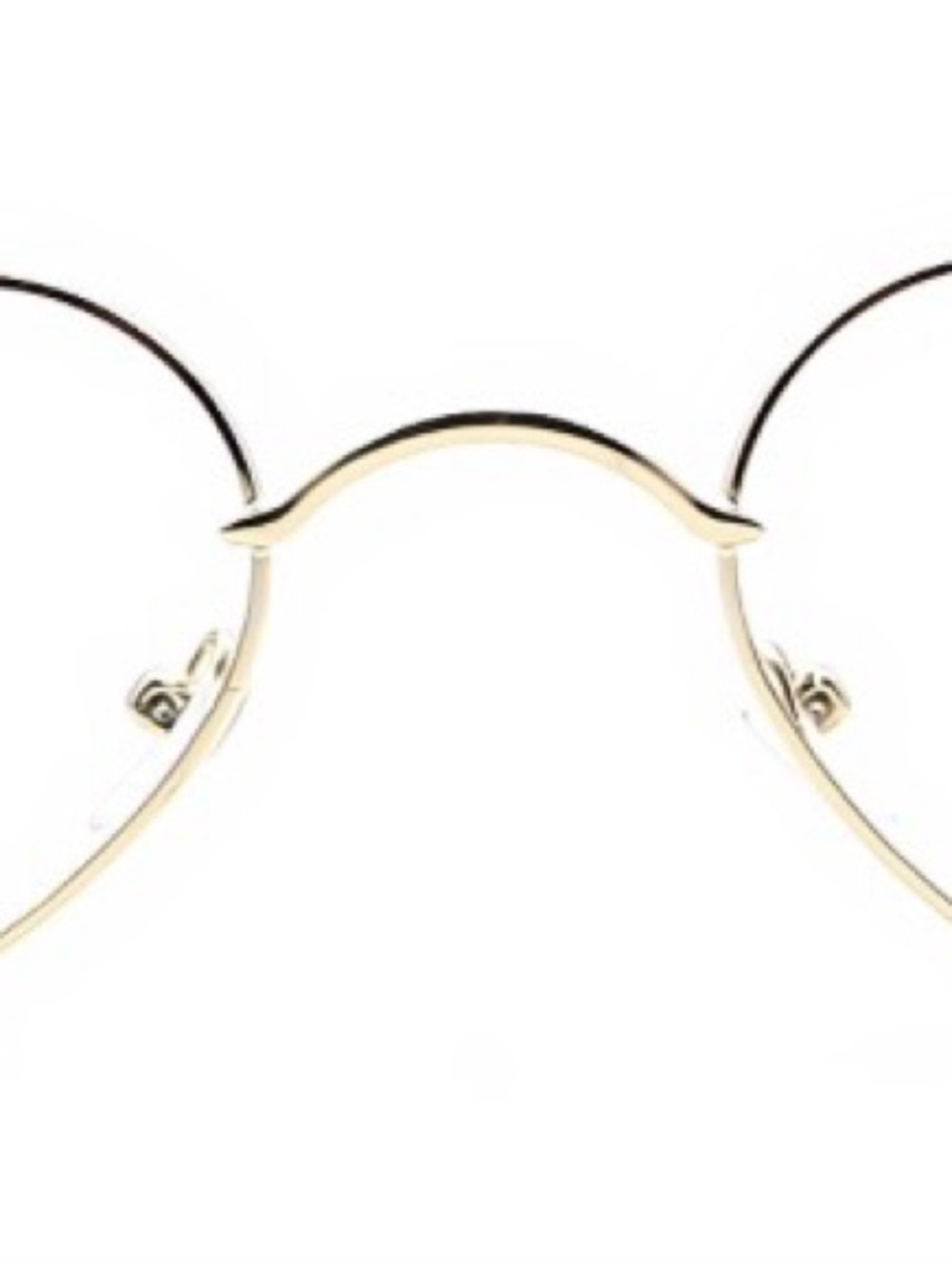 Prescription Minimalist Gold Heart Shaped Women's Eyeglass Frames